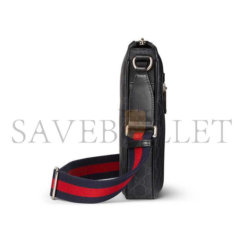 GUCCI GG BLACK SMALL MESSENGER BAG ‎‎792082 (23.5*21*4.5cm)